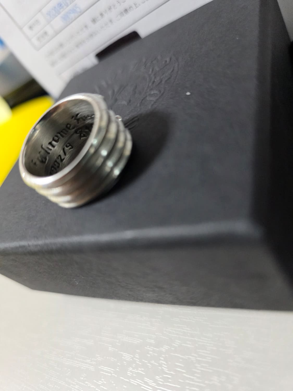 [풀구성,세척완료]크롬하츠 대거링 다이아세팅 us6.5 상품이미지4