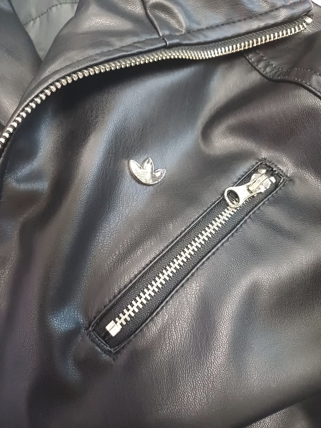 아디다스 스포츠 모터사이클 레더재킷자켓 상품이미지4