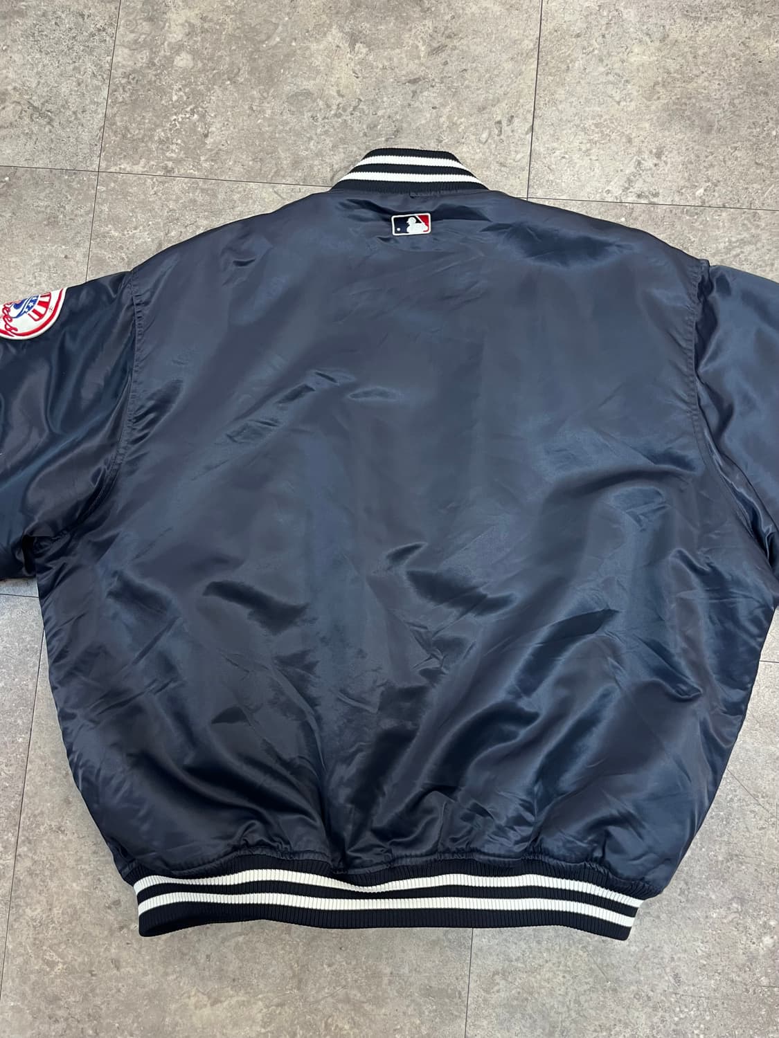 마제스틱 어센틱 양키스 바시티 자켓 네이비 XL #csz2653 상품이미지8