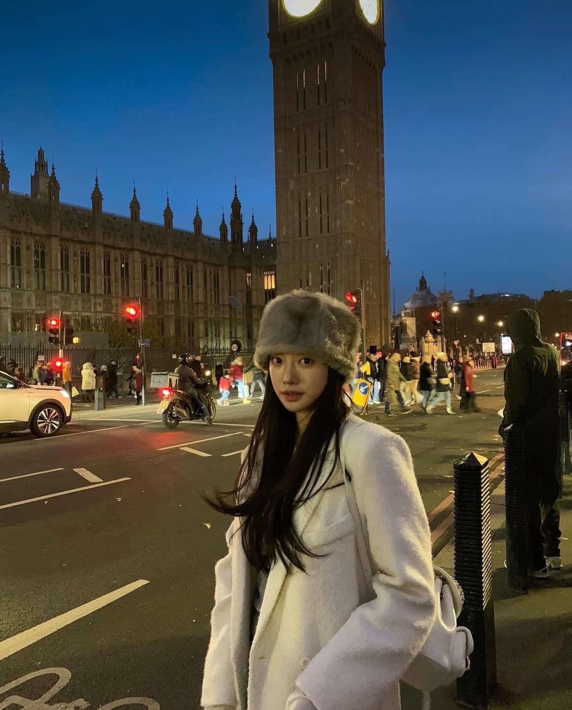 더위시 리즈 부클 롱 코트 상품이미지1