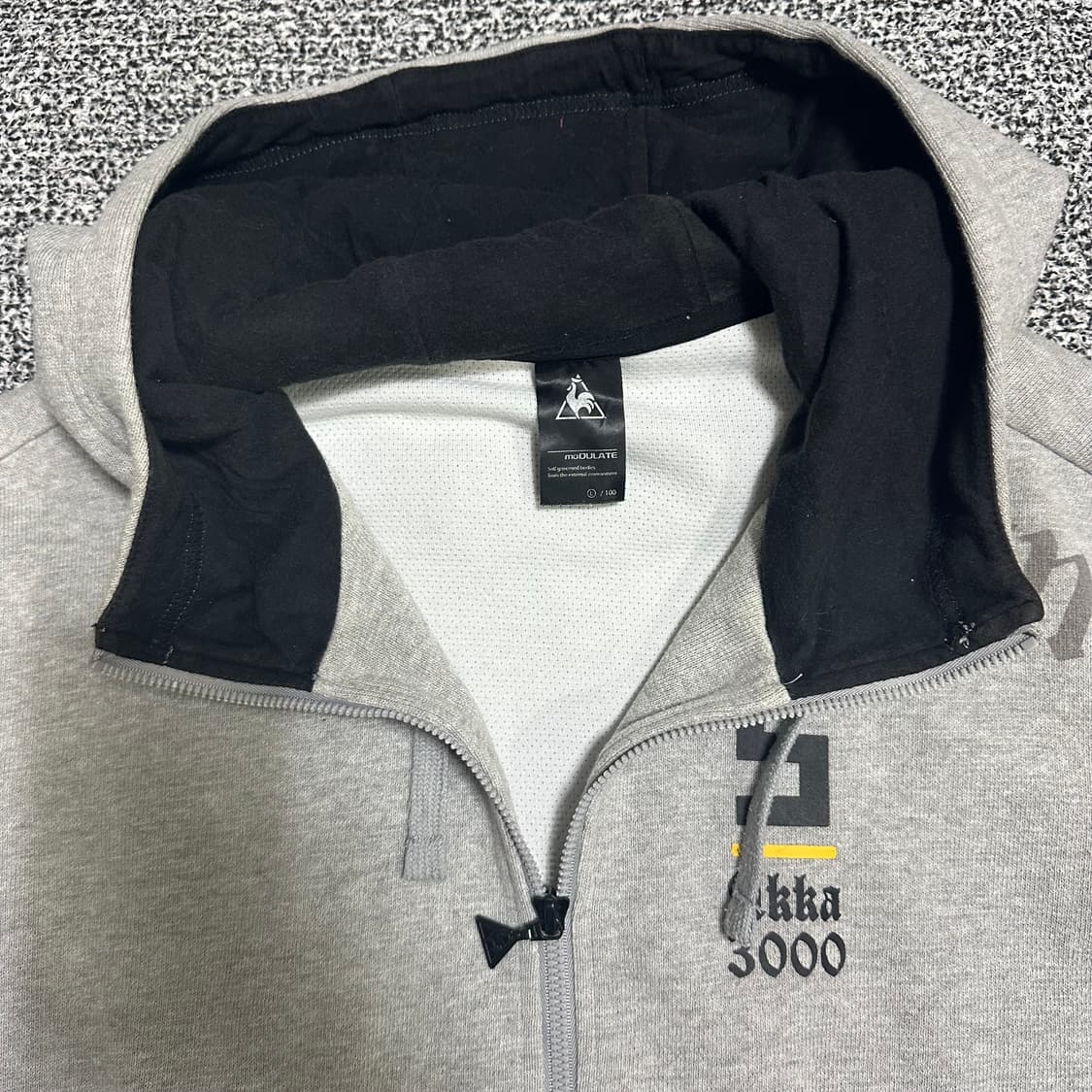 (100) 르꼬끄 Akka 회색 후드집업 상품이미지2