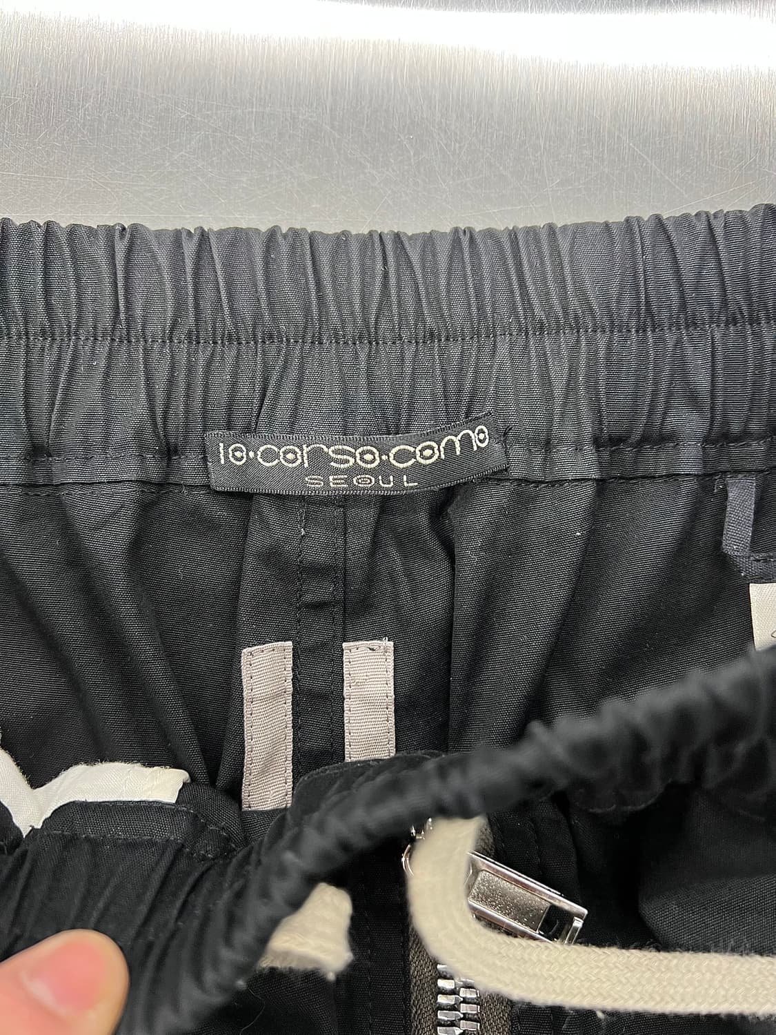 릭오웬스 21fw 벨라 드로스트링 크롭 카고 팬츠 상품이미지7