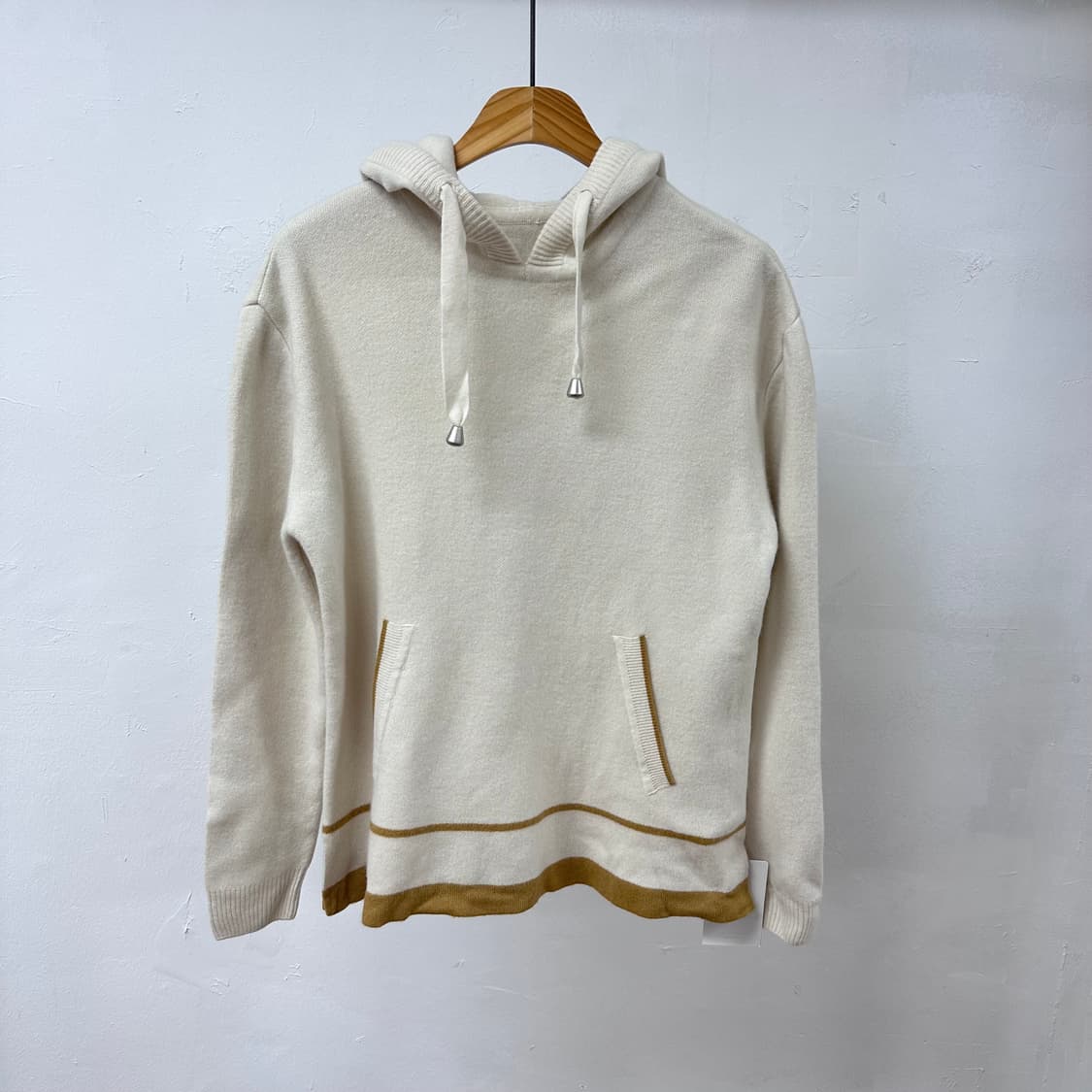 (새상품) 도호 DOHO 여성 울 니트 후드 55 (가슴단면51) J32 상품이미지1