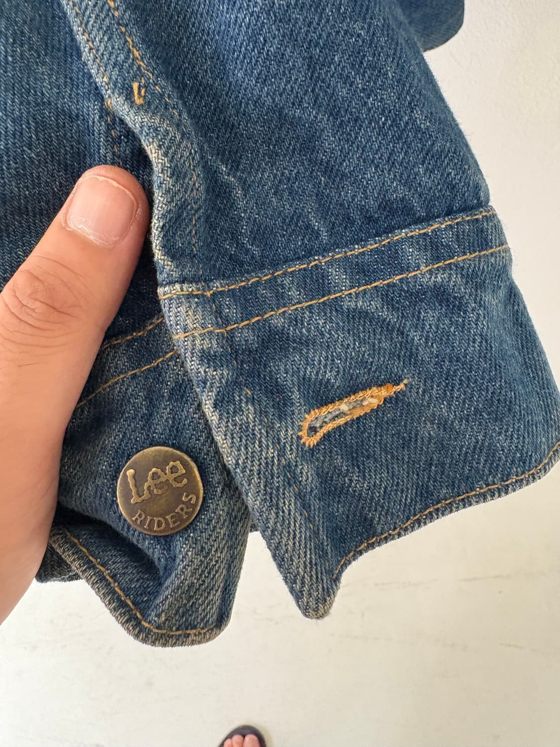 80's LEE Patd-153438 Denim Trucker JK 상품이미지6