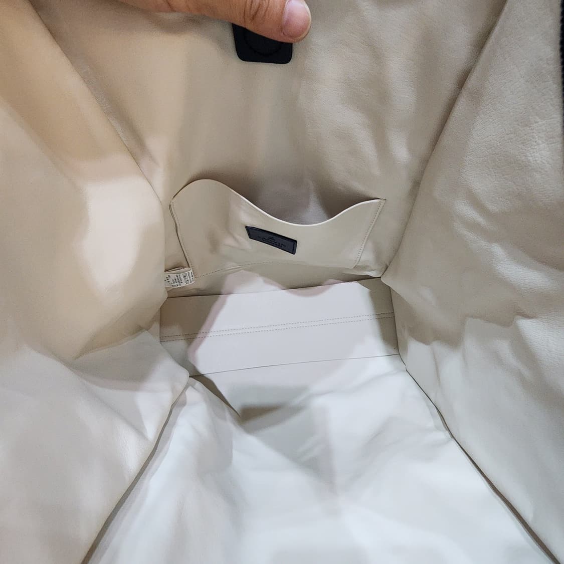 LANVIN (랑방)컬렉션 숄더백 토트백 아이보리 새거급 상품이미지10