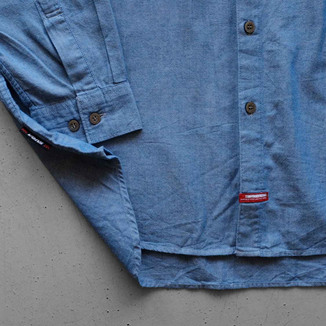 2000’s Vans Chambray Argyle Shirt 상품이미지5