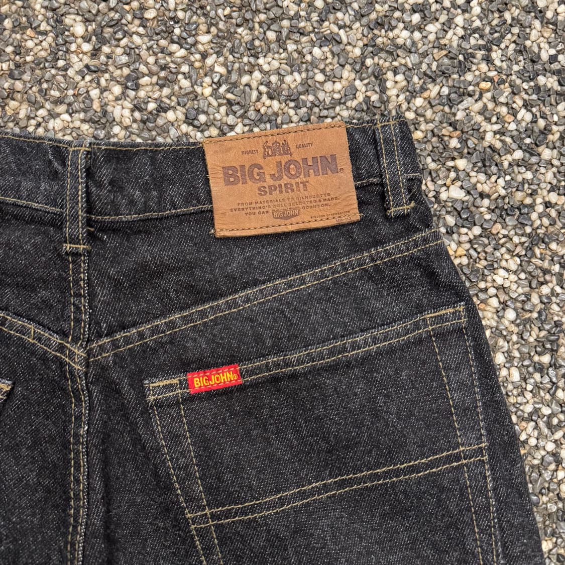 빅존 Big John 블랙 쇼트 데님 made in JAPAN (28) 상품이미지2