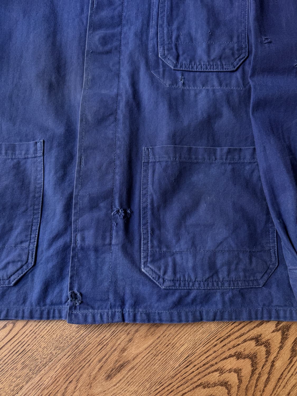 [L]암 포켓 헤링본 트윌 프렌치 워크 자켓 상품이미지4