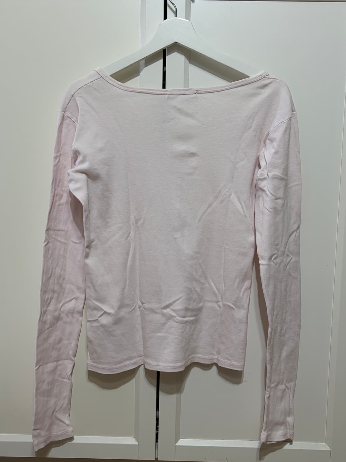 브랜디멜빌 베이비핑크 롱슬리브 젤리탑 상품이미지3