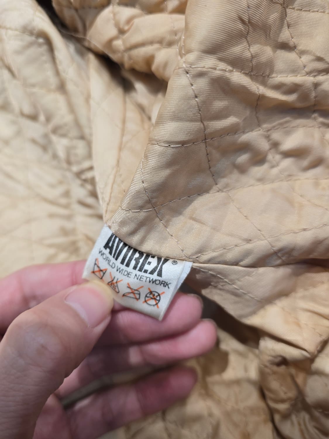 90's AVIREX 노르망디 레더 바시티 자켓 상품이미지9