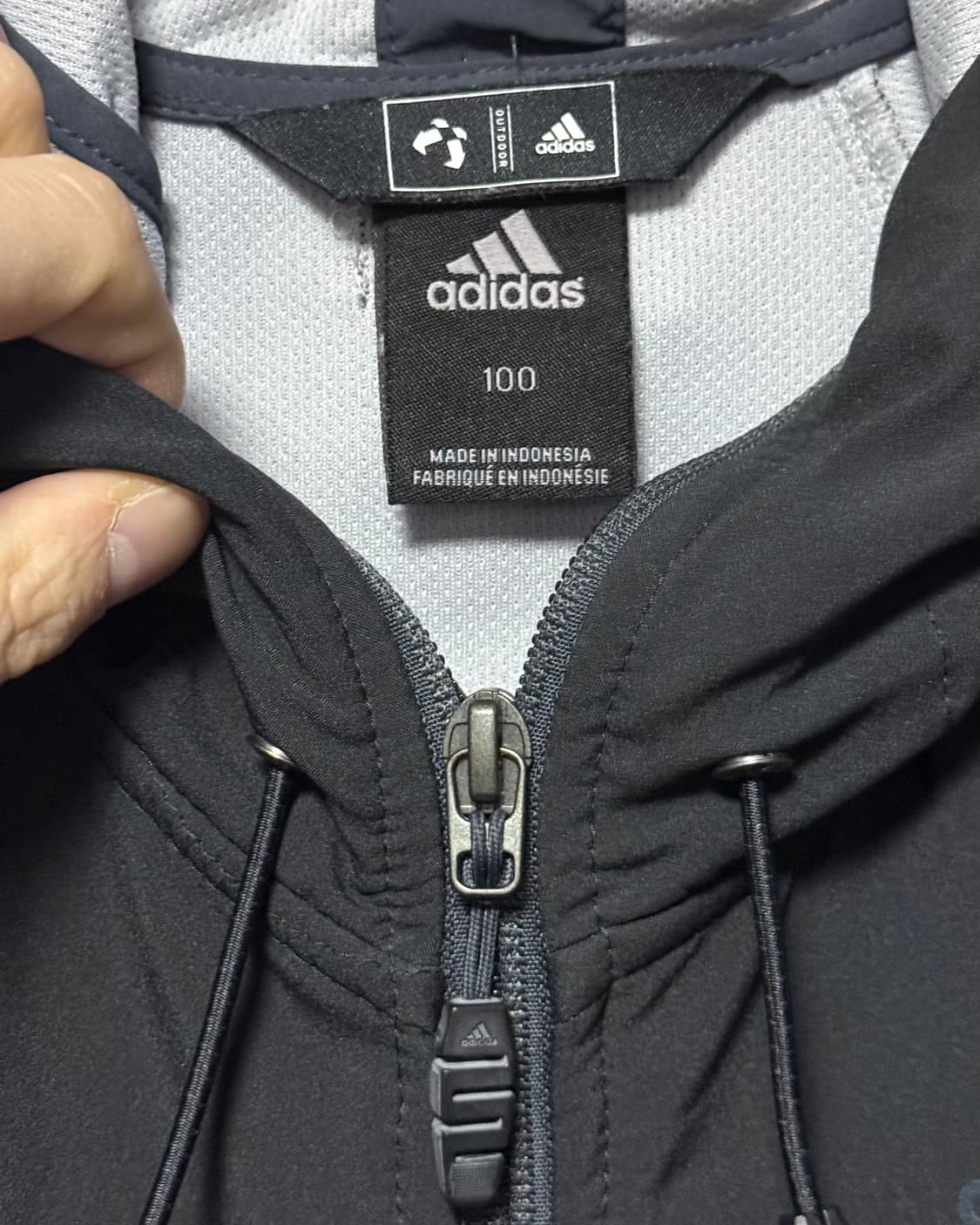 아디다스 아웃도어 고프코어 바람막이 쉘 집업 자켓 바람막이 등산 런닝 L 상품이미지7