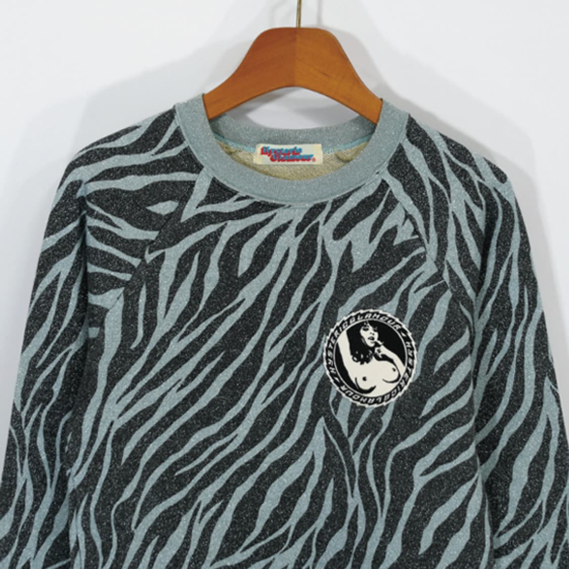 Hysteric Glamour 지브라패턴스웨트셔츠 상품이미지3