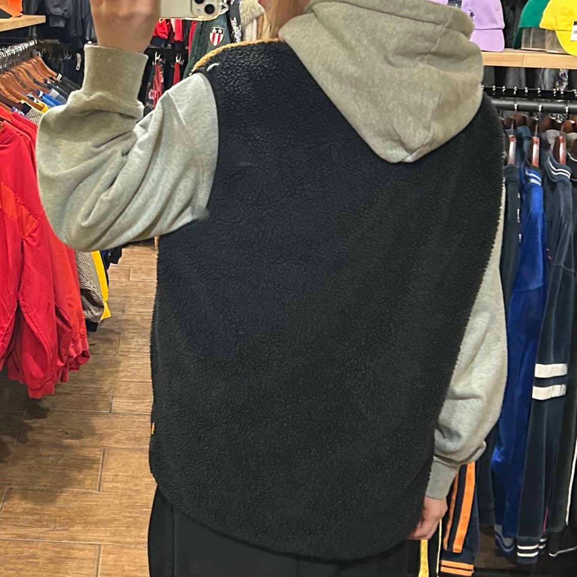 [HI]  팀버랜드 양털 조끼 브라운&블랙 상품이미지5