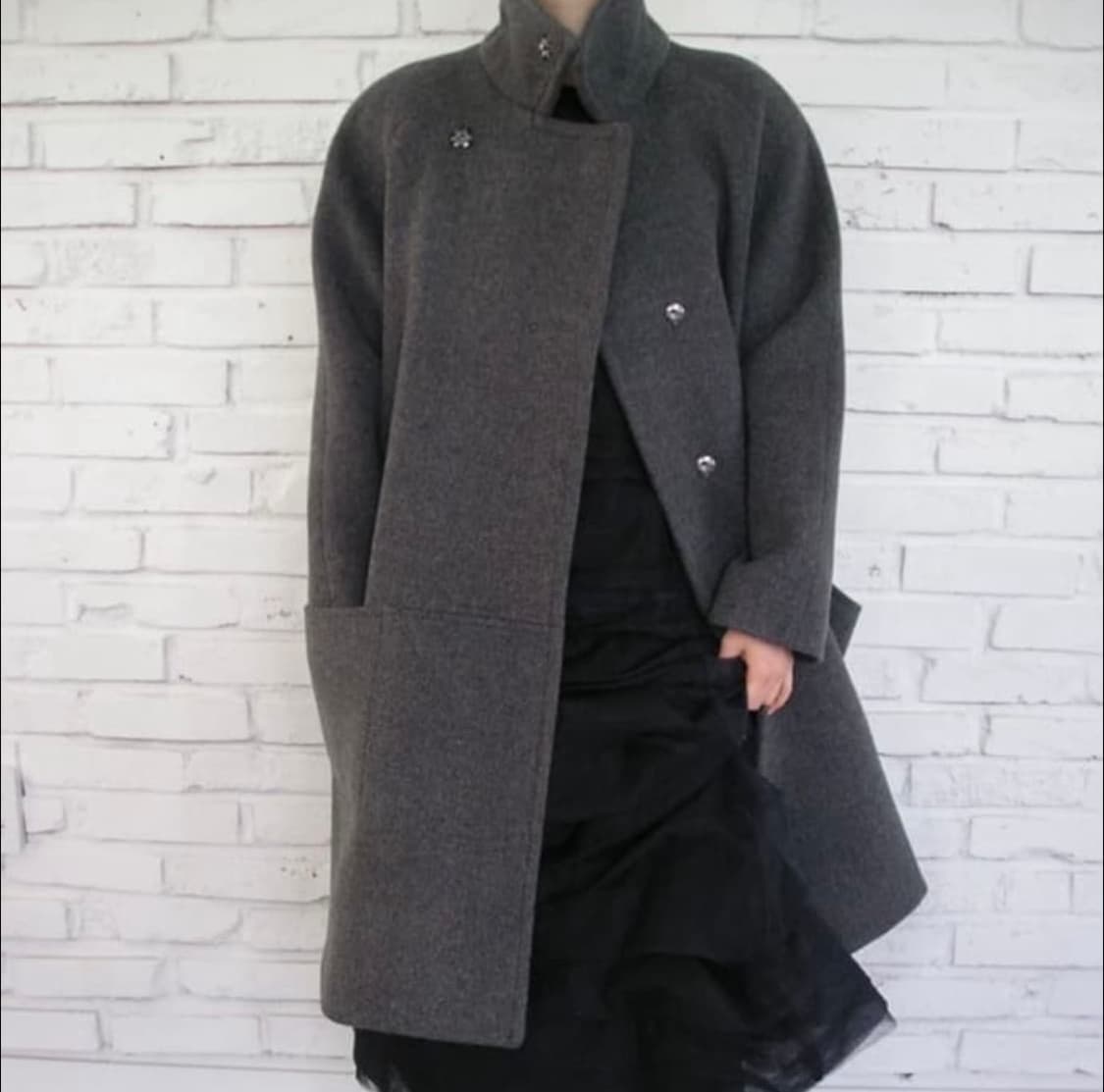 에옹쓰 매니쉬 하프 코트 mannish half coat 상품이미지1