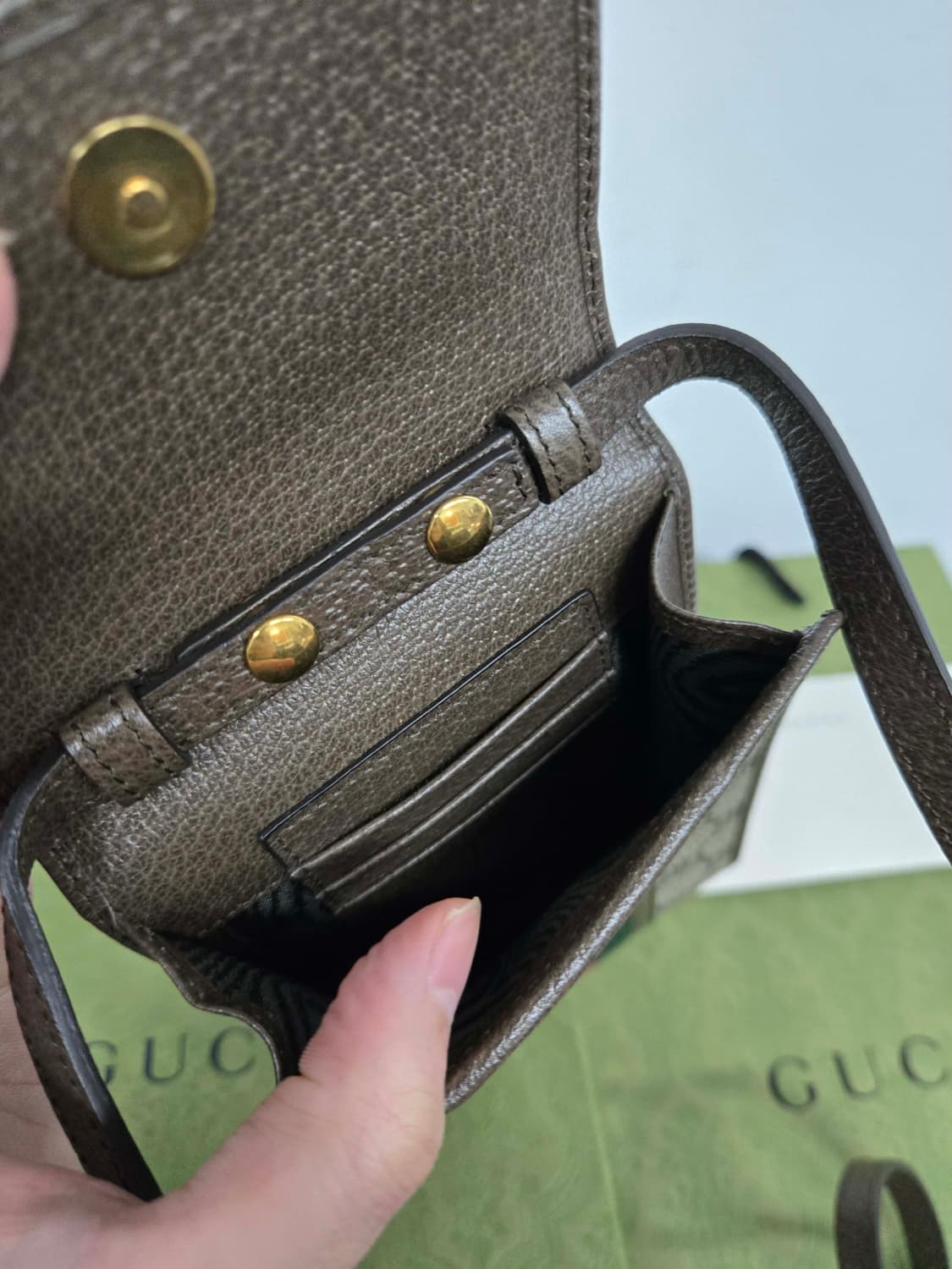 [보증서 정품] 구찌 발렌시아가 폰홀더백 상품이미지1