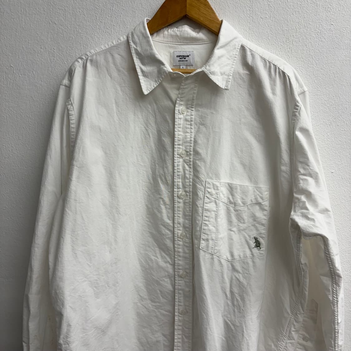 ESPIONAGE 화이트 셔츠(L) 상품이미지4