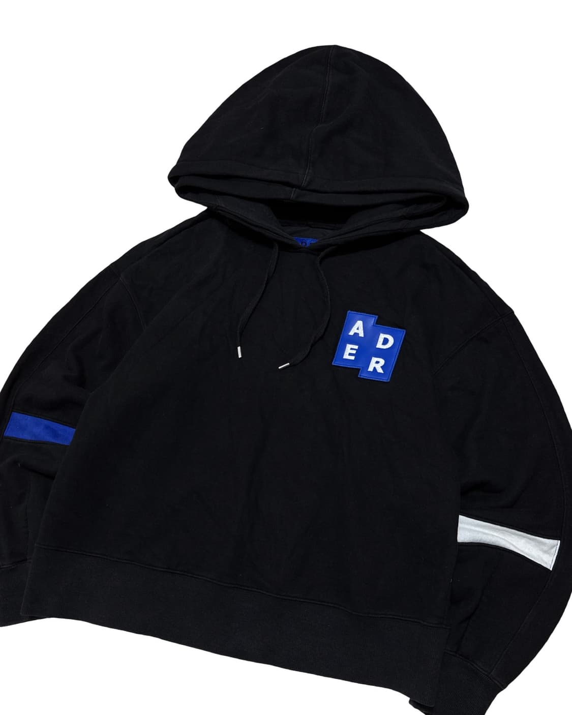 아더에러 테트리스 레더패치 블랙 후드티 상품이미지3