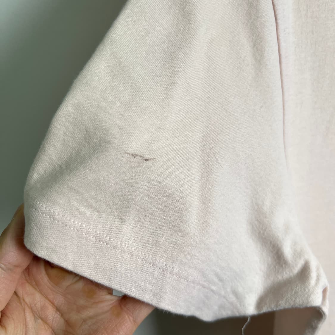 버버리 블랙 라벨 핑크 브이넥 반팔 티셔츠 상품이미지10