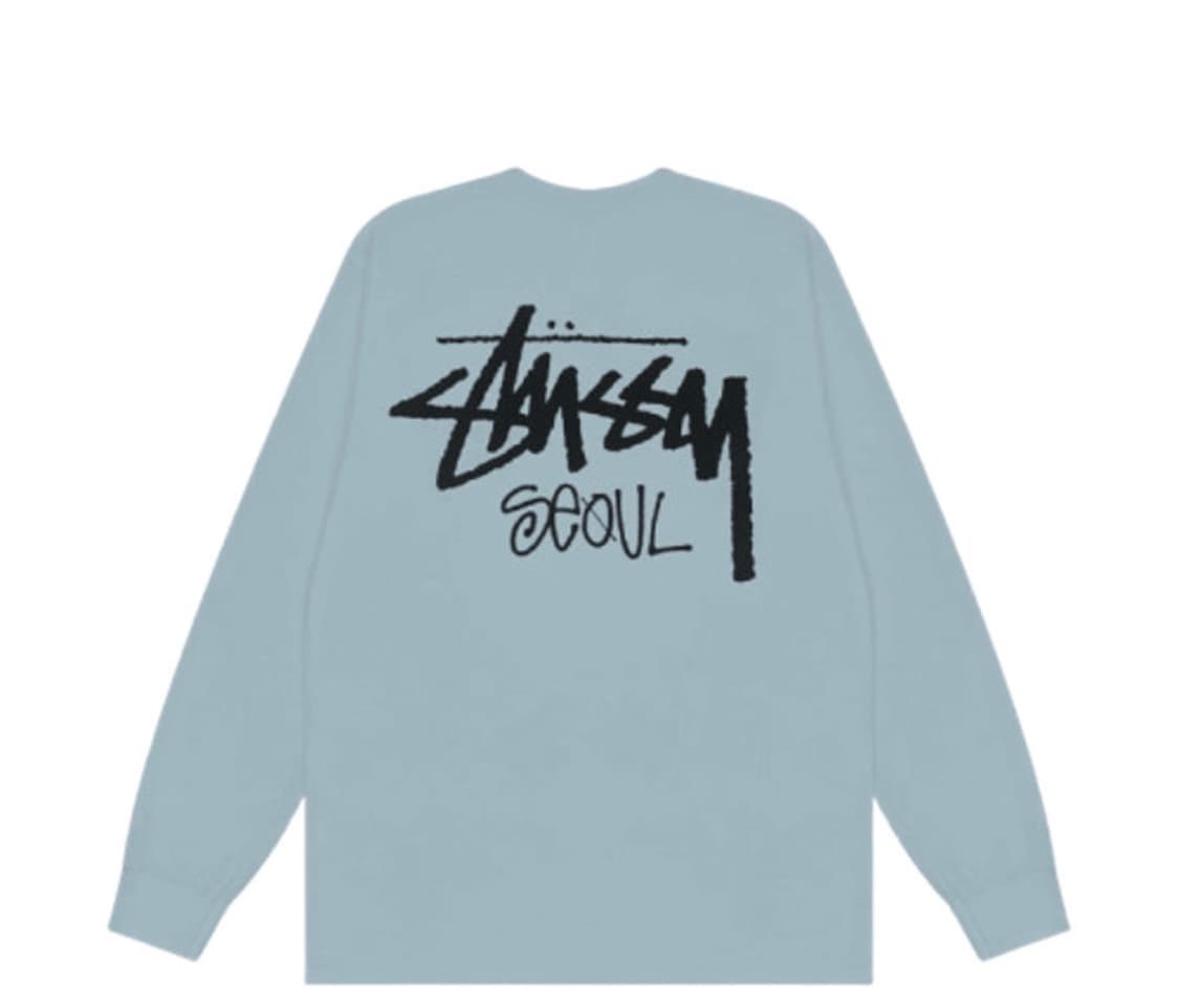 스투시 서울 롱슬리브 슬레이트 XL 상품이미지1