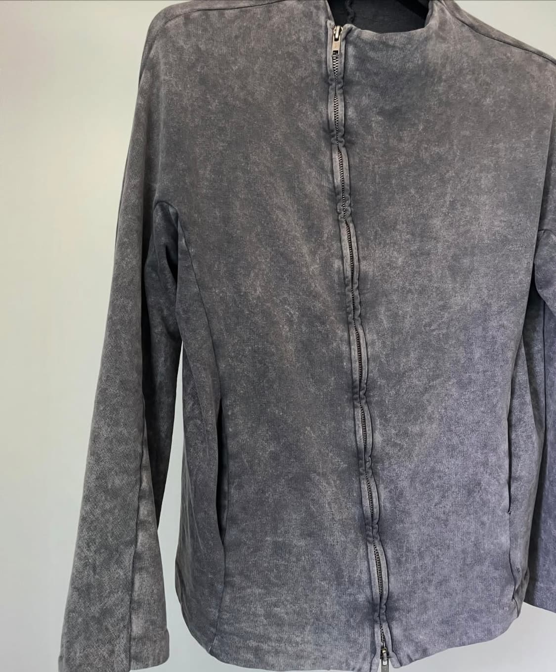 Lentrian Dyed Asymmetric-zip Sweat 상품이미지5
