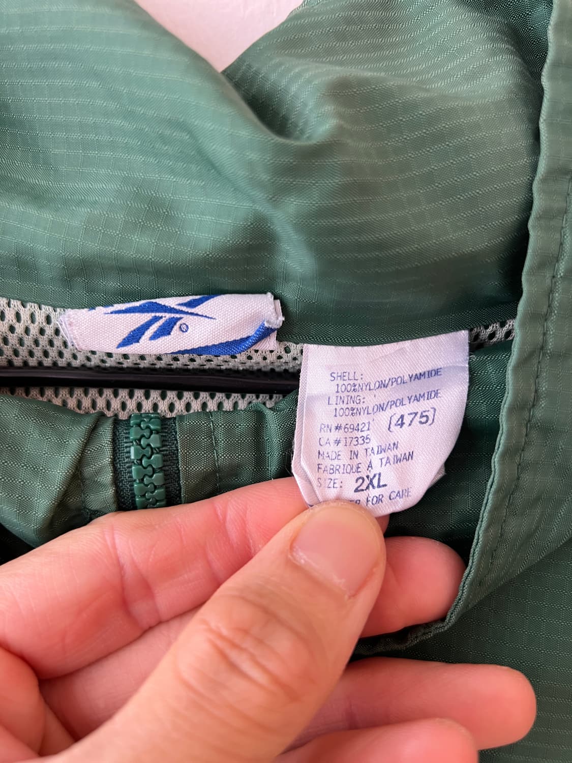 [2XL] 리복 빈티지 커스텀 아노락 그린 상품이미지3