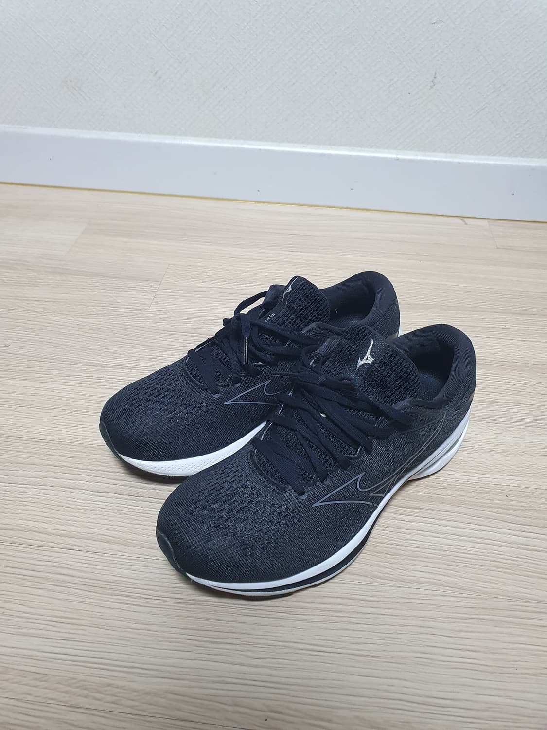 미즈노 웨이브 라이더 25 블랙 런닝화 260 상품이미지4