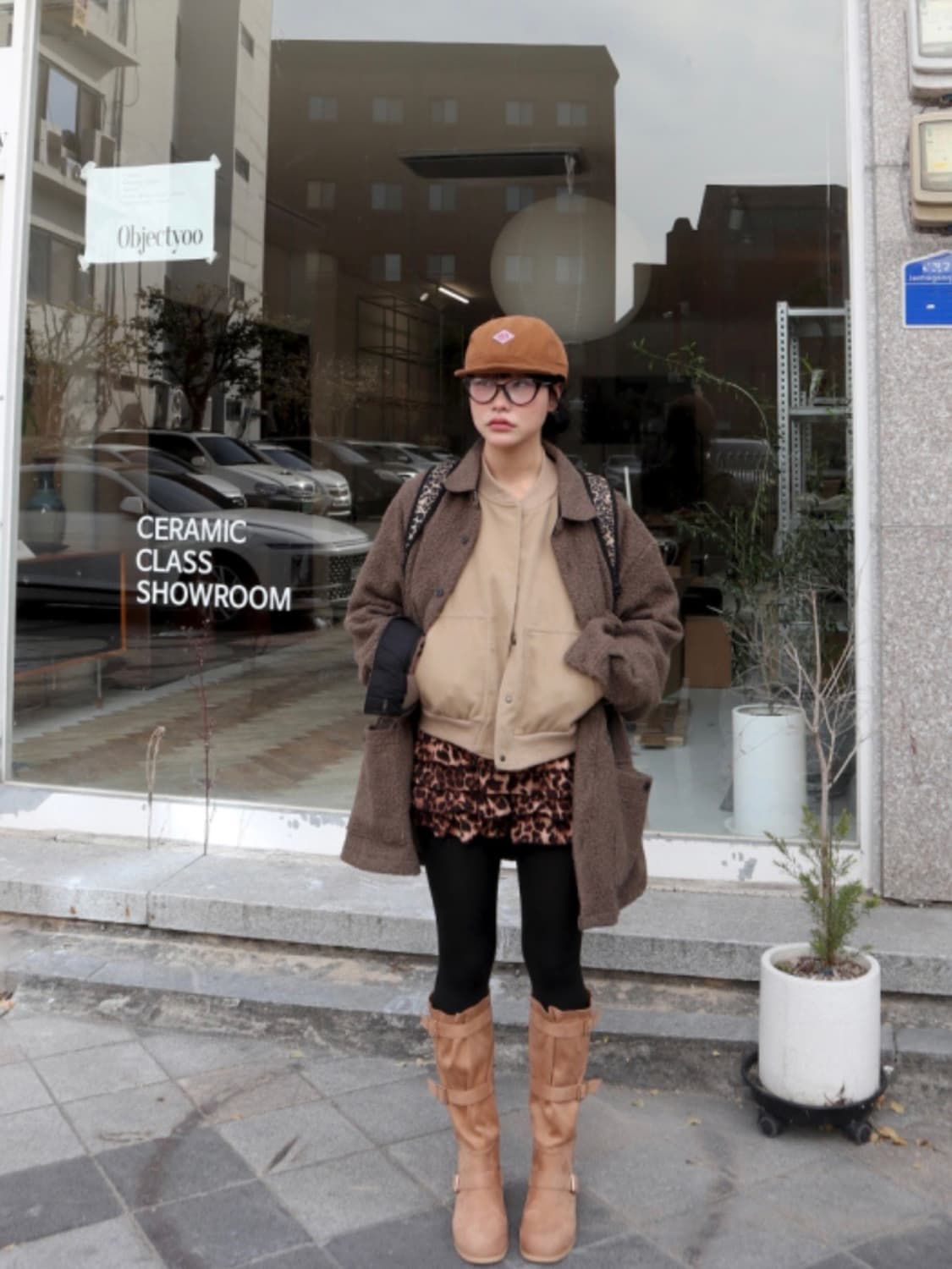 레오파드 티어드 쇼츠 상품이미지3