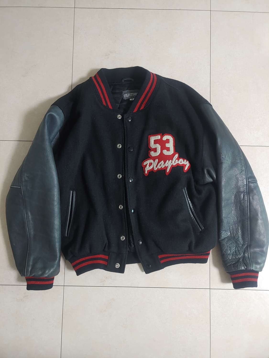 빈티지 플레이보이 바시티자켓 상품이미지1