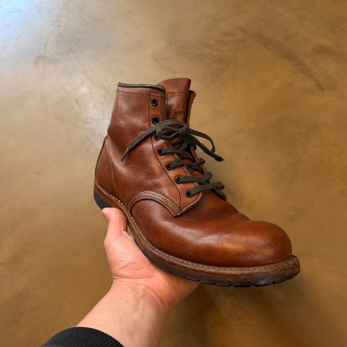 레드윙 OG 벡맨 9016 시가 구형 레더 부츠 9D 상품이미지1
