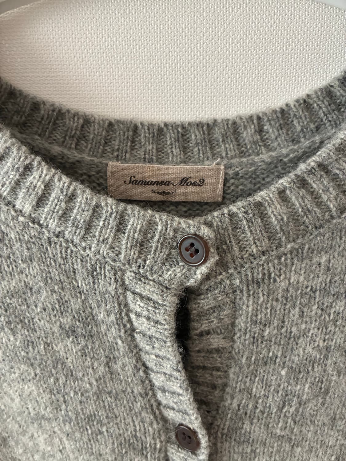 sm2 그레이 울 가디건  상품이미지2