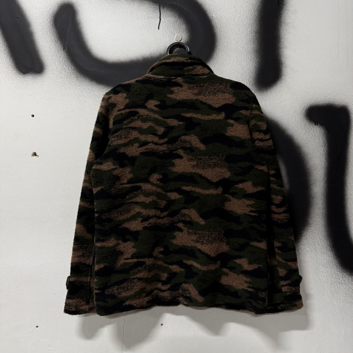 어반리서치 울 모헤어 밀리터리 카모 패턴 카라 자켓 상품이미지2