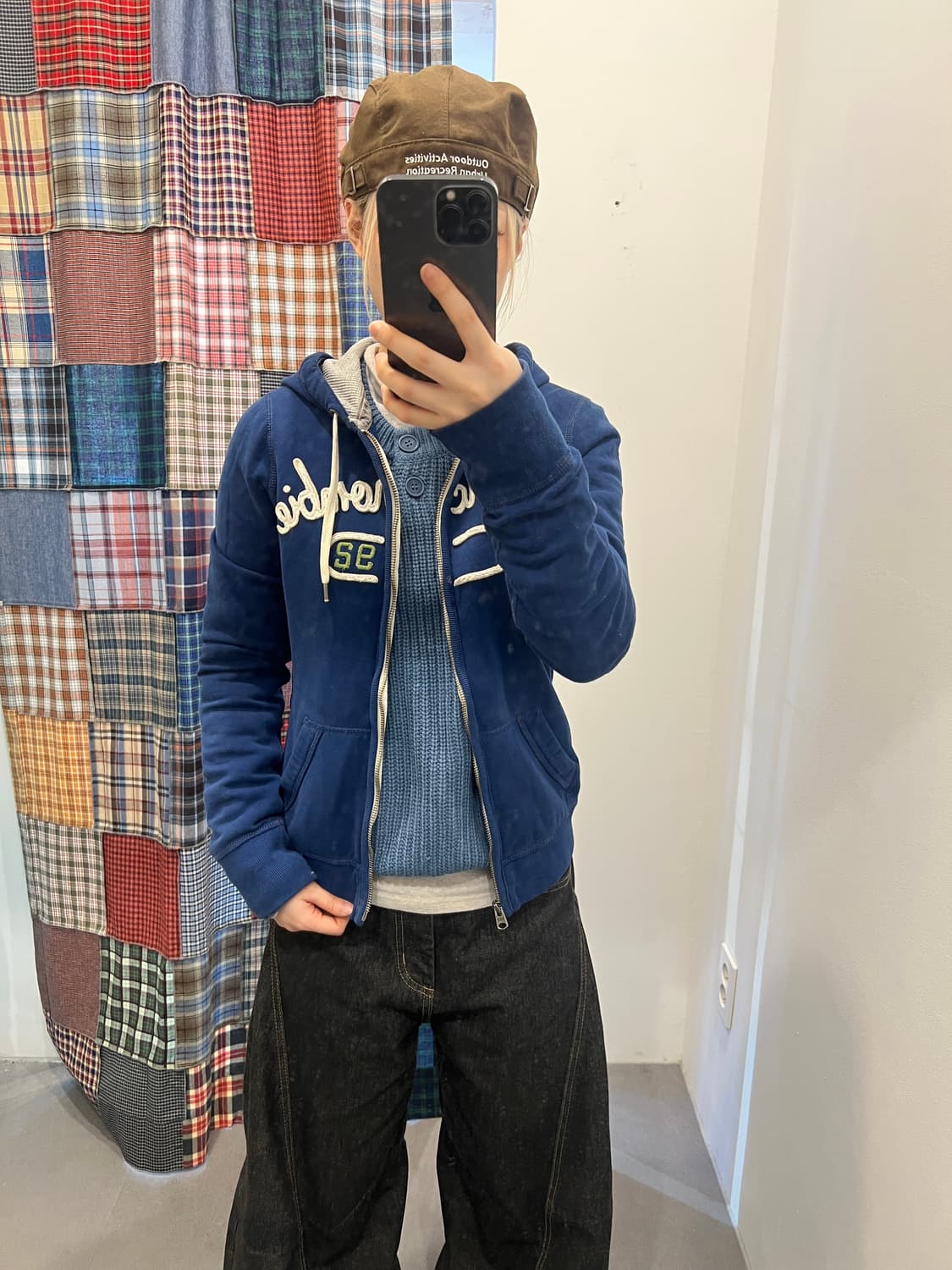 아베크롬비 블루 후드집업 상품이미지5