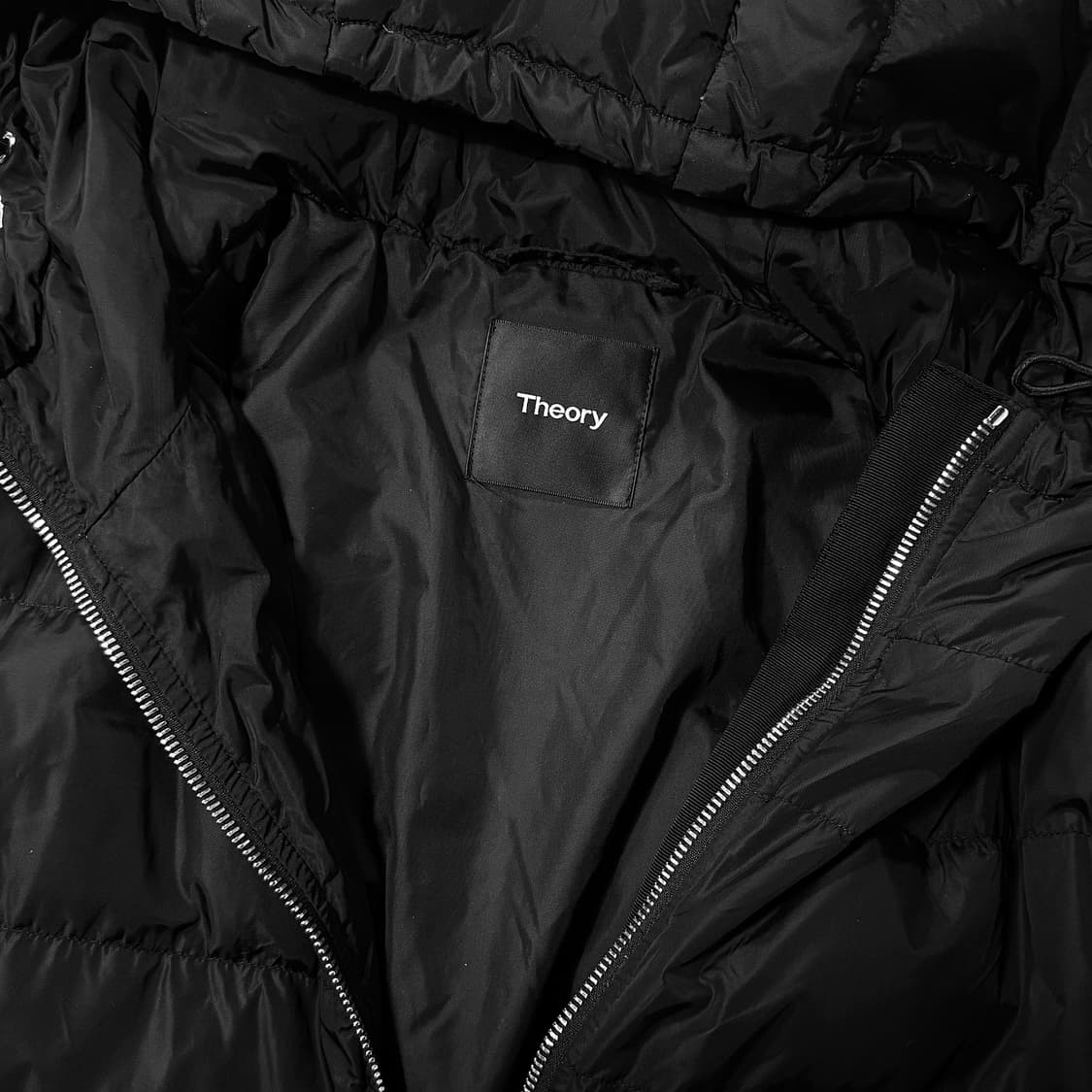 띠어리 드로우스트링 구스 롱 패딩 상품이미지2