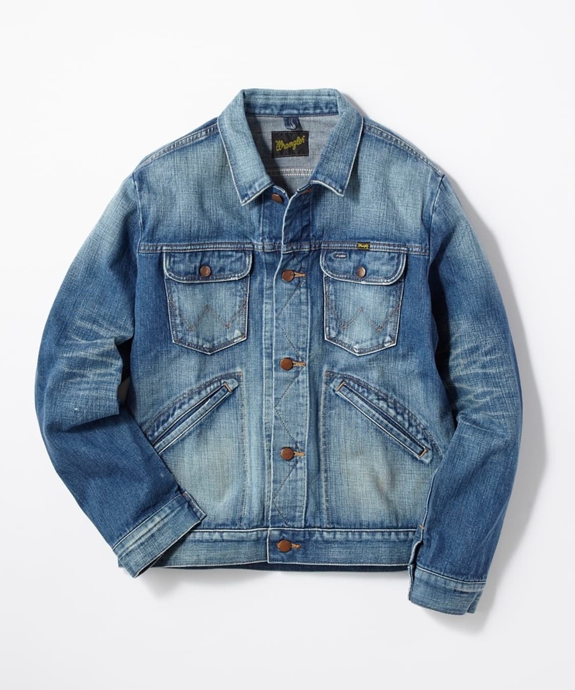 랭글러 124mj 페이딩 청자켓 상품이미지1