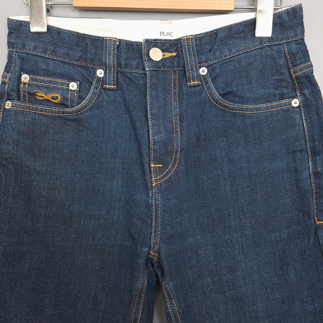 남성 플랙 PLAC 생지 스티즈 천바지 데님팬츠 29 상품이미지4