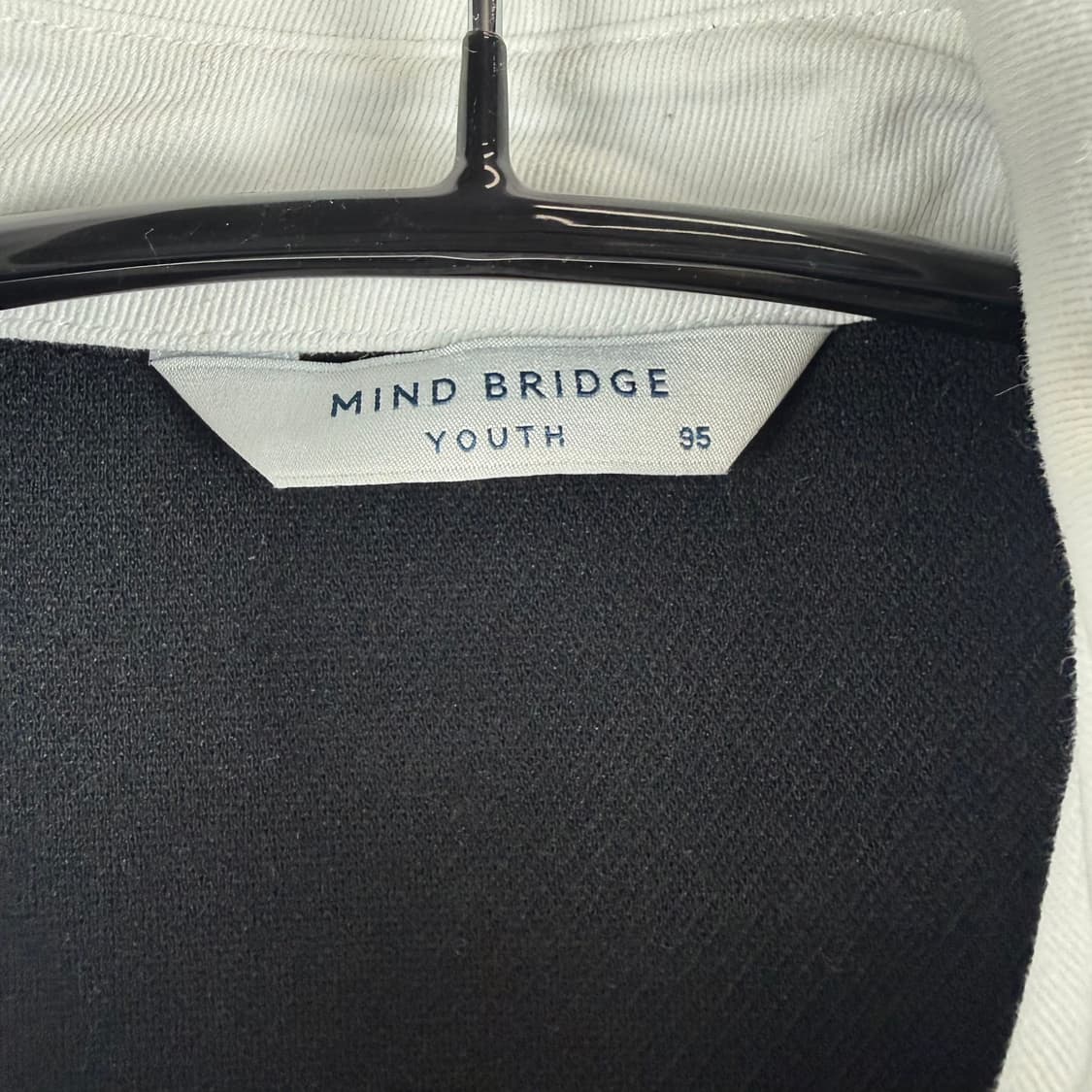 (무료배송)95) 마인드브릿지 카라 맨투맨 블랙 상품이미지3