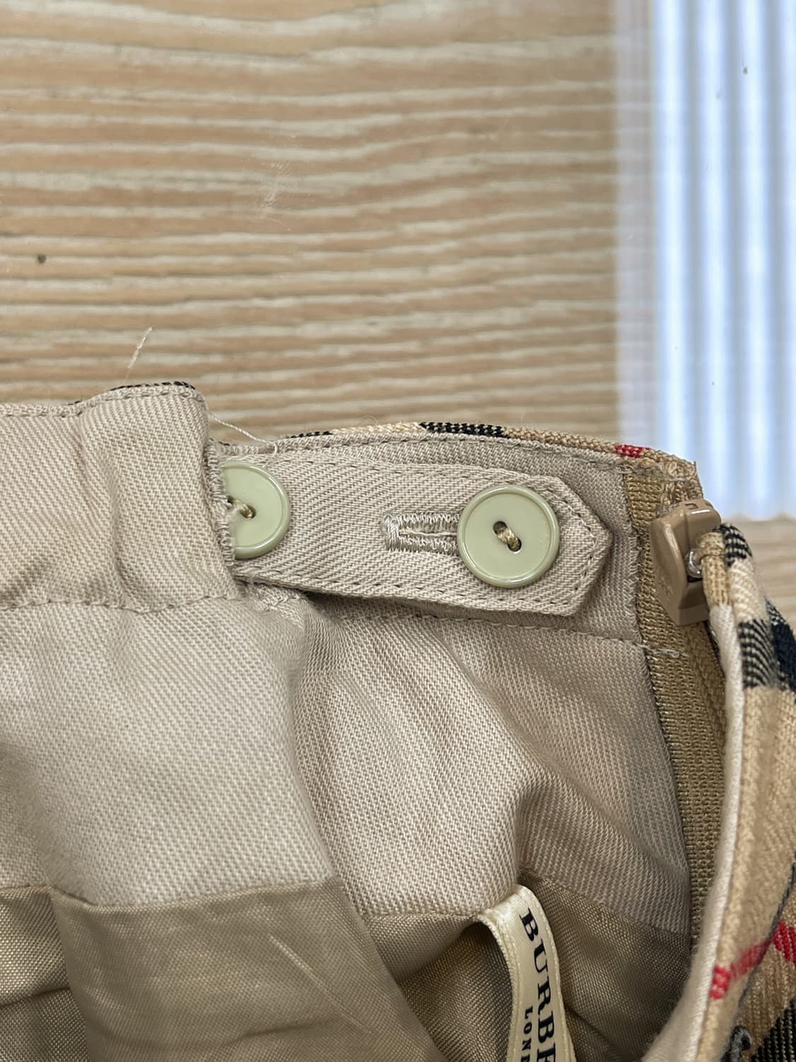 버버리 노바 체크 울 스커트 상품이미지5