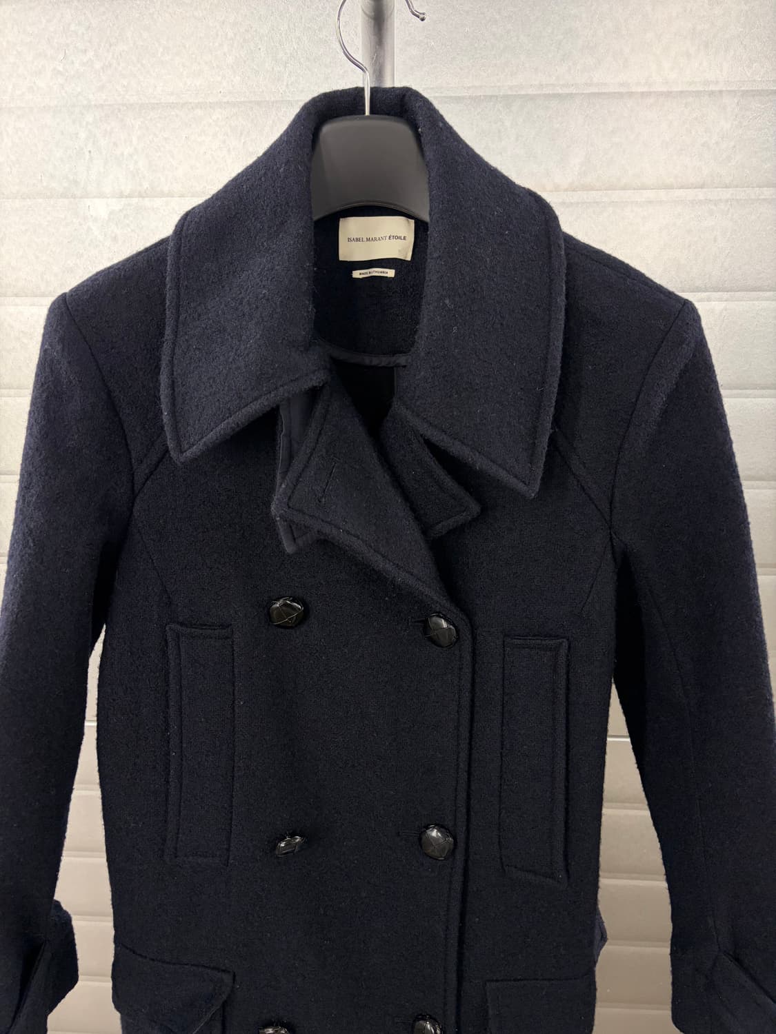 Isabel Marant Etoile 네이비 더블 코트 34 상품이미지3