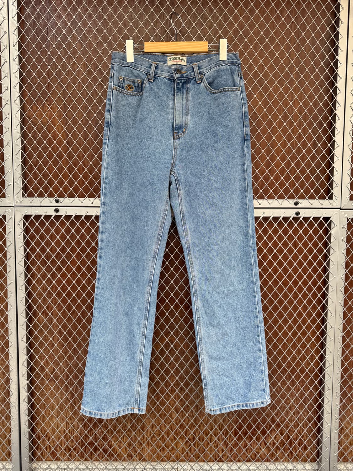 시엔느 스트레이트 일자 sienne 로고 청바지 데님 팬츠 M 상품이미지1