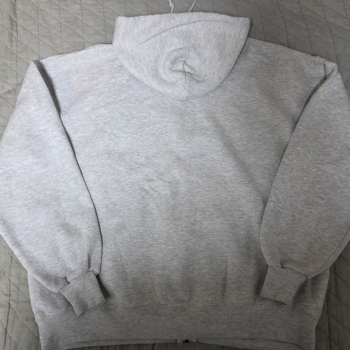 [XXL] 90s USA 러셀 애슬레틱 라이트 그레이 후드집업 그레이트 상품이미지4
