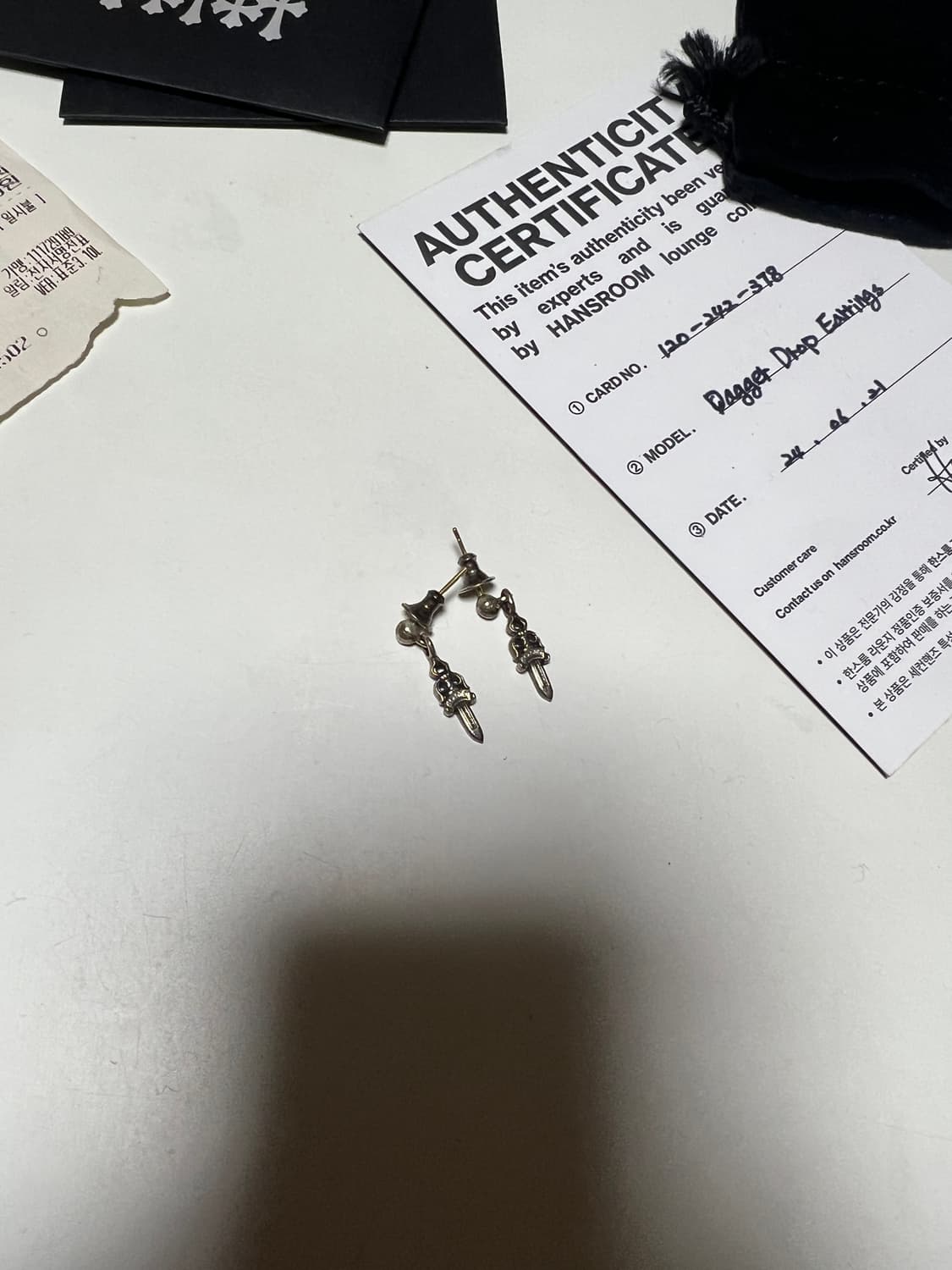 크롬하츠 타이니 대거 이어링 상품이미지3