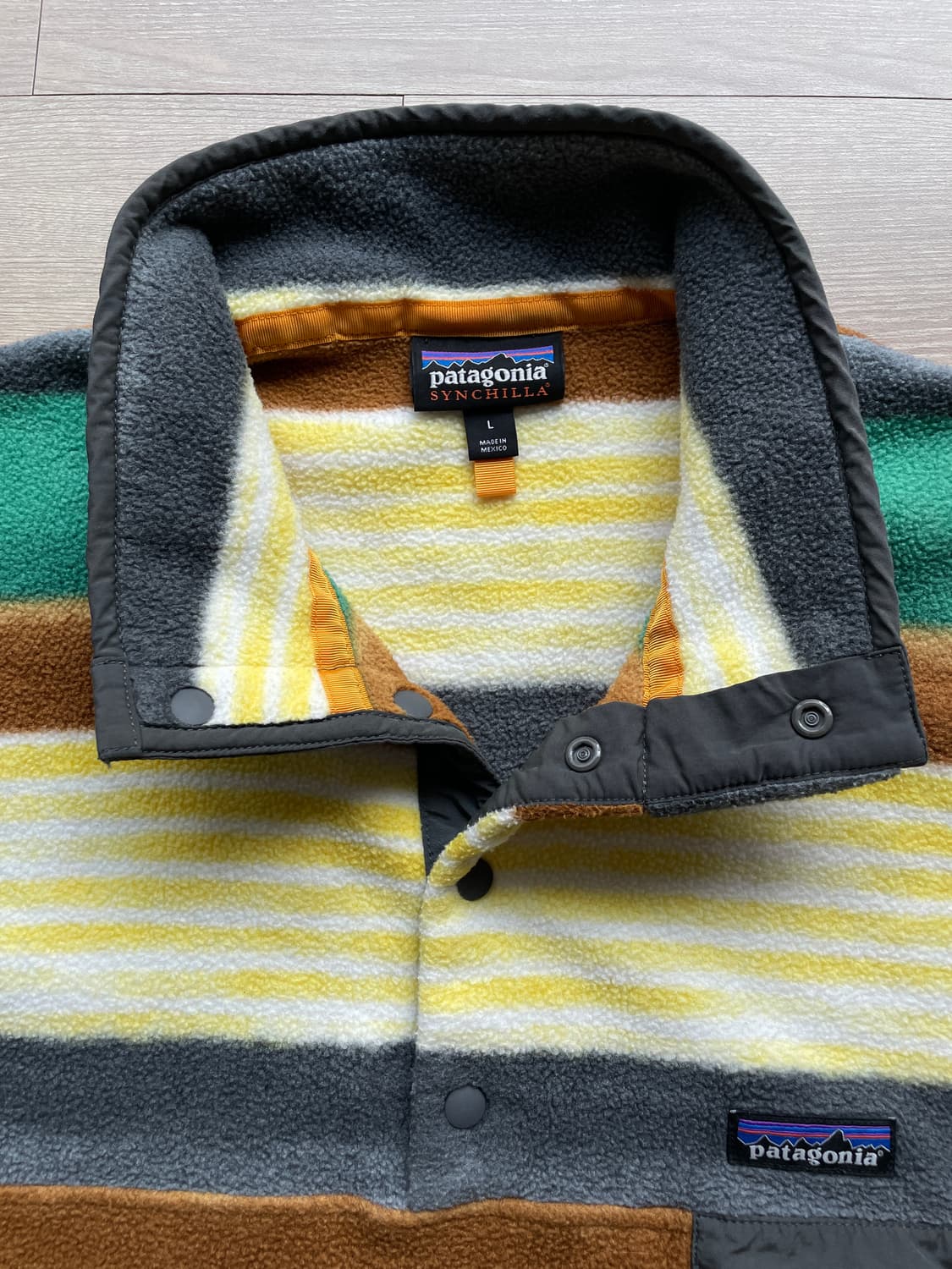 파타고니아 신칠라 스트라이프 패턴 플리스 patagonia 상품이미지3