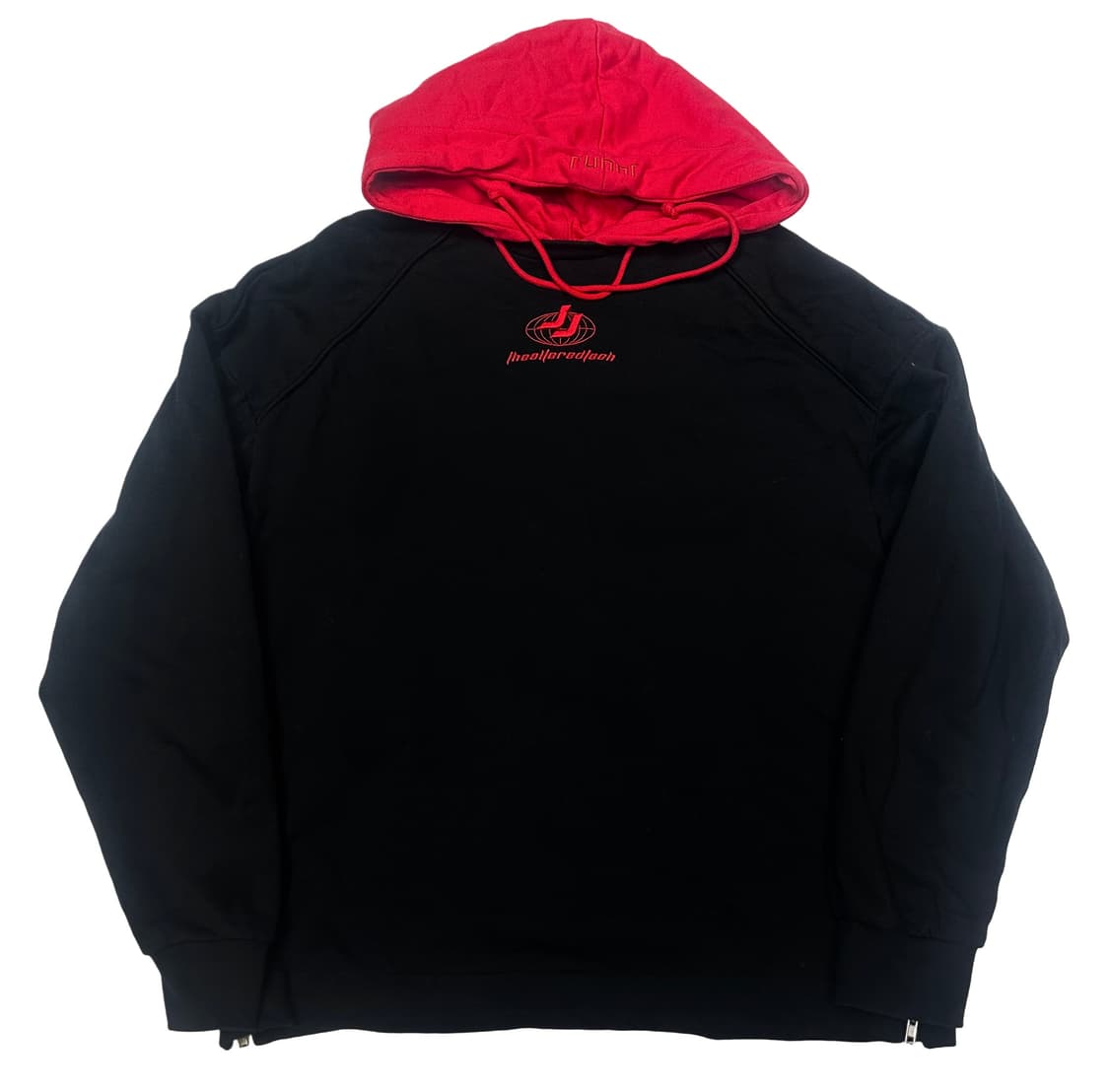 준지 오버사이즈 블랙후드티 S 상품이미지1