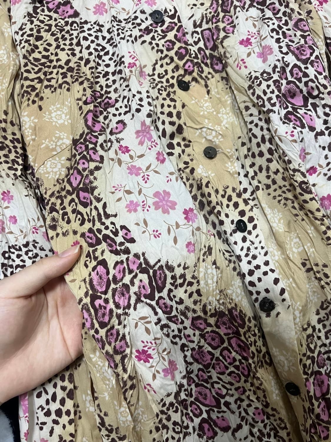 leopard gyaru shirt 상품이미지4