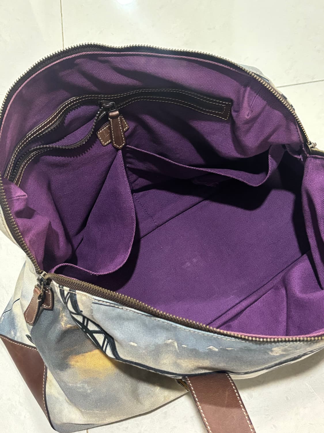 폴스미스 멀티 스트라이프 프린팅 보스턴백 상품이미지3