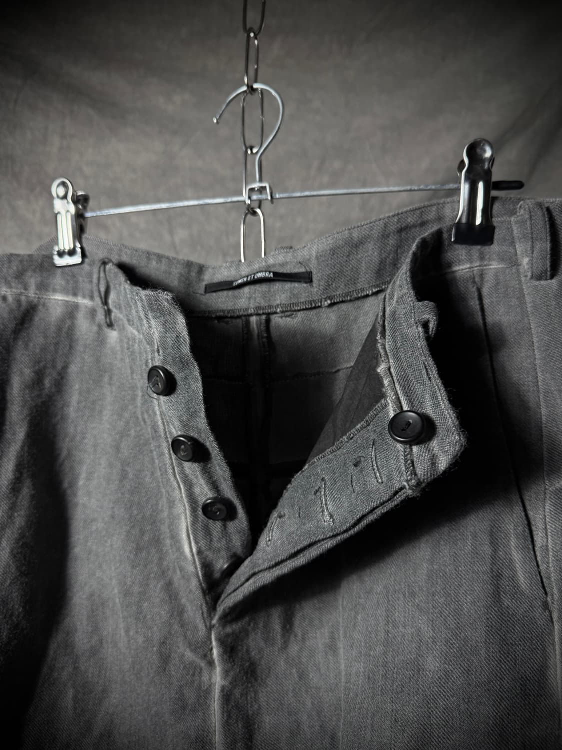 Lumen et Umbra Grey Wool Blend Trousers  상품이미지10