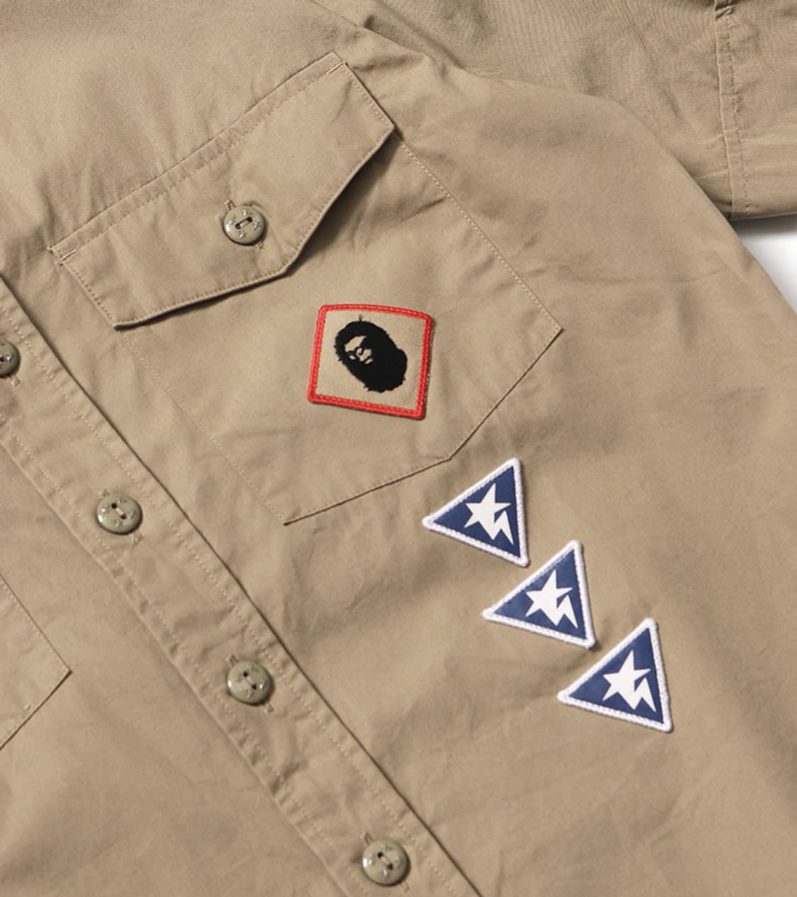 BAPE - PATCH MILITARY SHIRT 상품이미지5