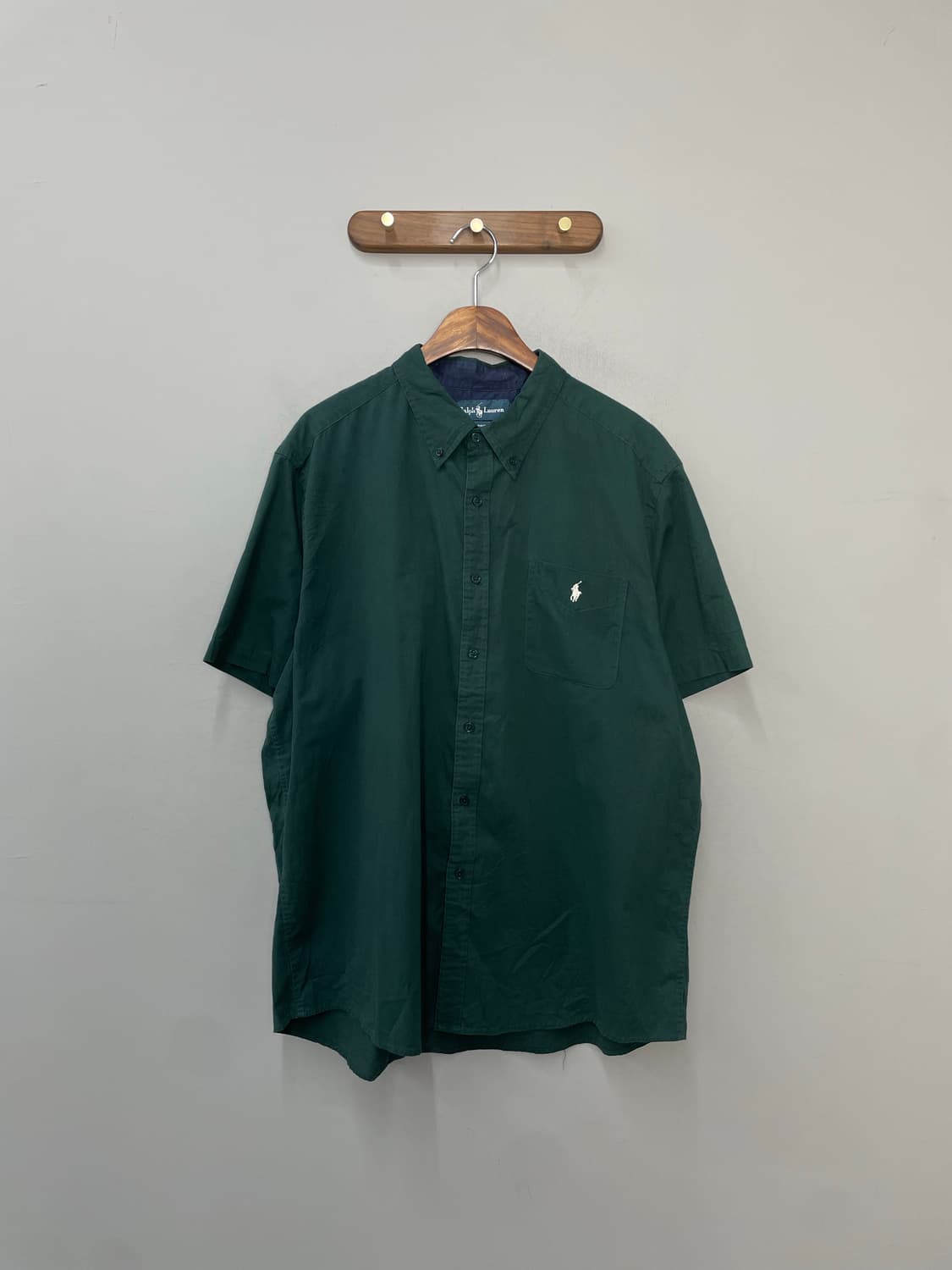 폴로 랄프로렌 다크그린 반팔 셔츠 H2462 상품이미지2
