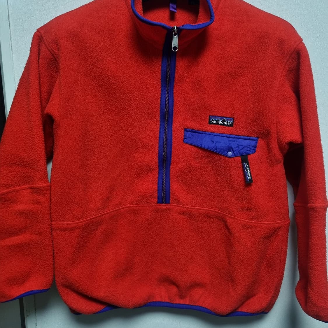 파타고니아 신칠라 80~90s하프짚업 USA. m사이즈 상품이미지2