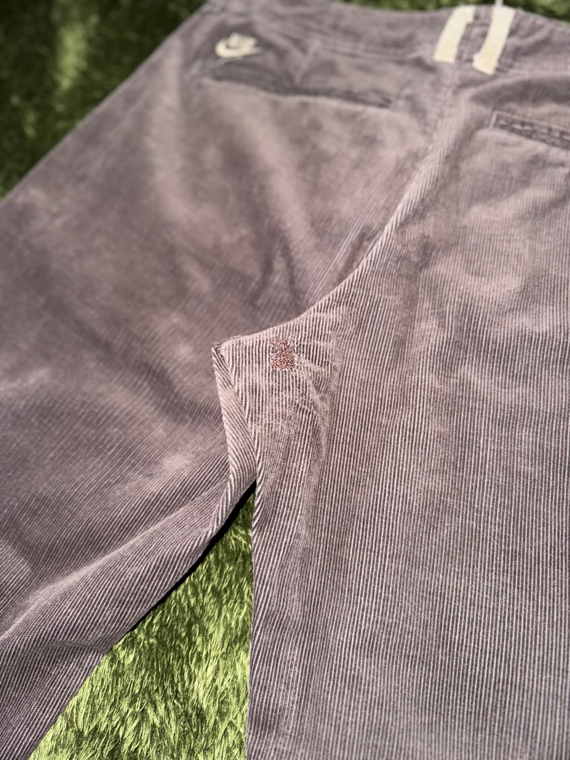 [XL] 00s 나이키 재팬 클럽 스우시 집 포켓 코듀로이 팬츠 브라운 상품이미지9